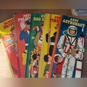 Danny& Friends Kids book set. Peter policeman,Zeke zookeeper,Fred fireman,N more